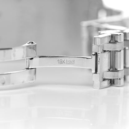 Cartier 18K White Gold 19mm Tank Americaine Quartz Watch 8 of 8