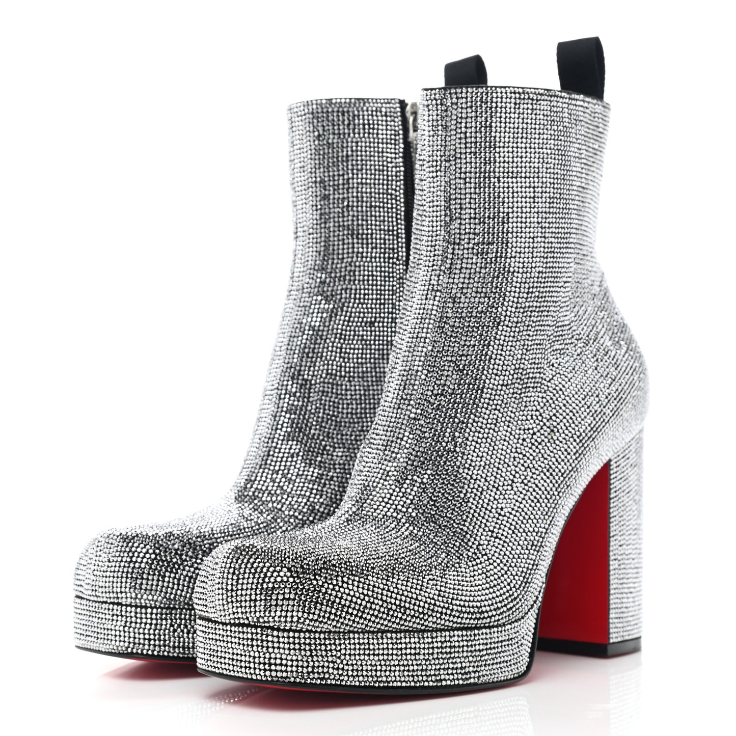 Suede Strauss Stage 110 Platform Boots 41 Black Crystal
