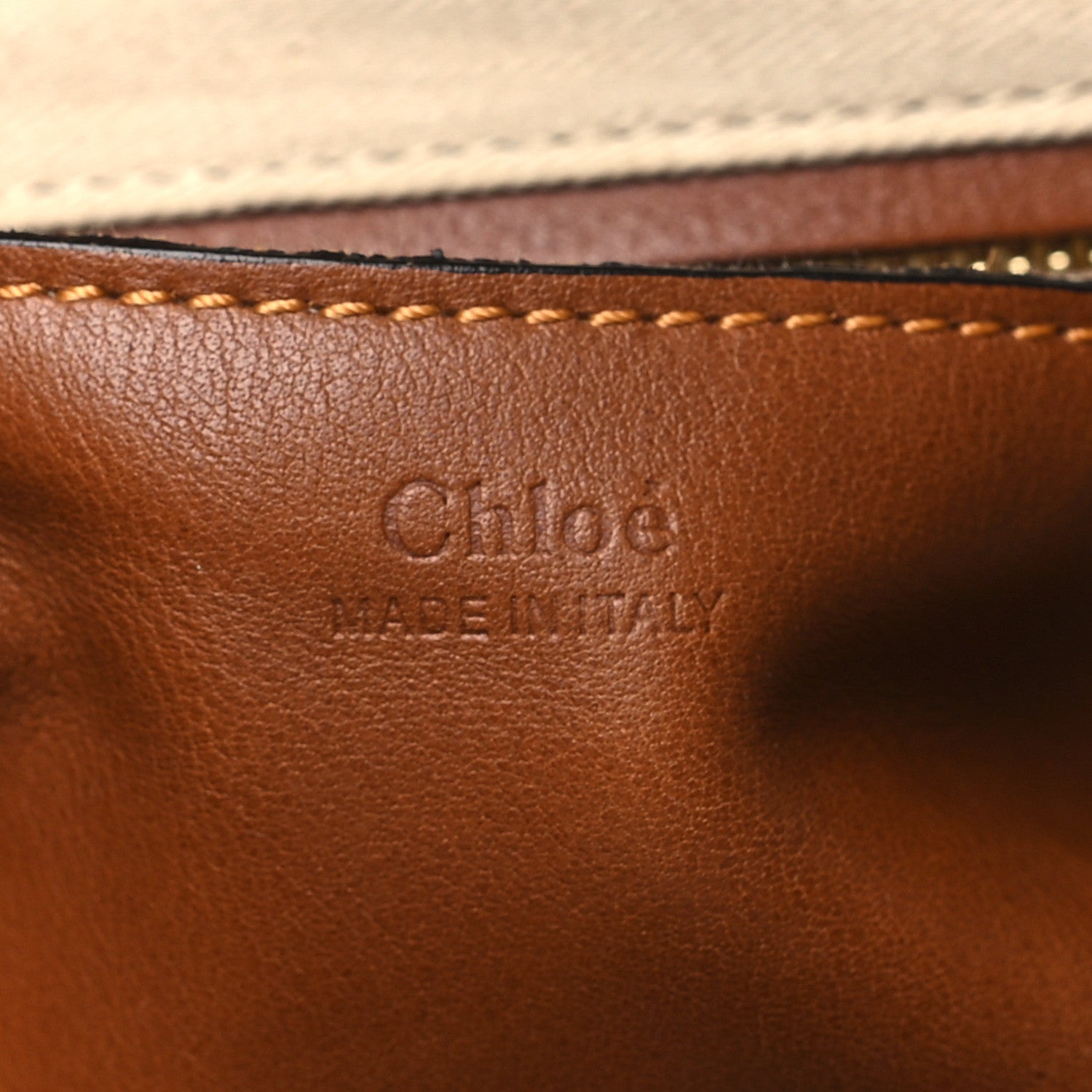 Chloe Grained Lambskin Medium Lexa Shoulder Bag Caramel 6 of 14