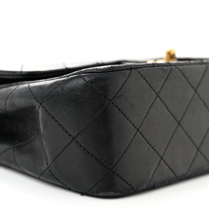 Chanel Lambskin Quilted Small Double Flap Black 10 of 15