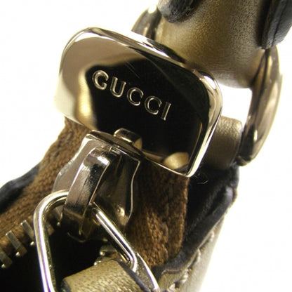 Gucci Monogram Crystal D Gold Hobo 9 of 10