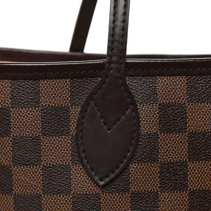 Louis Vuitton Damier Ebene Neo Neverfull MM Rose Ballerine 12 of 14