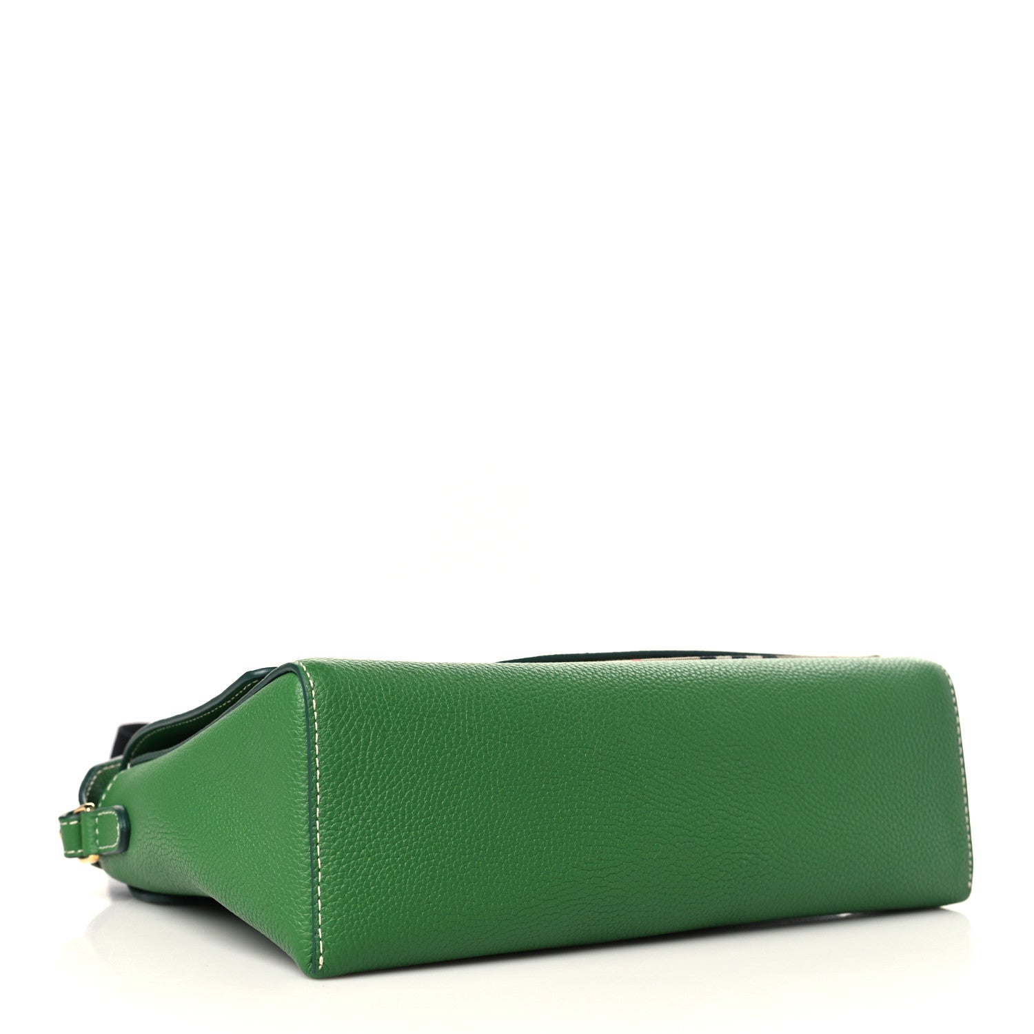 Burberry Grainy Calfskin Vintage Check Note Crossbody Bag Ivy Green 4 of 8