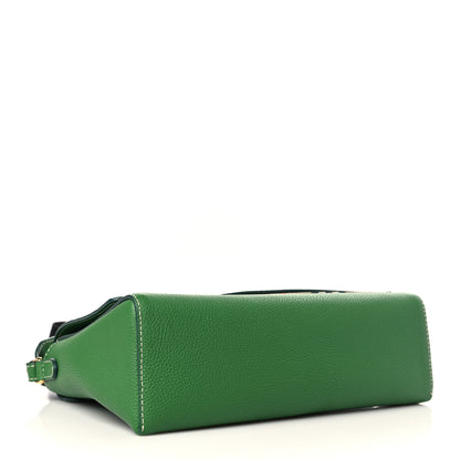 Burberry Grainy Calfskin Vintage Check Note Crossbody Bag Ivy Green 4 of 8