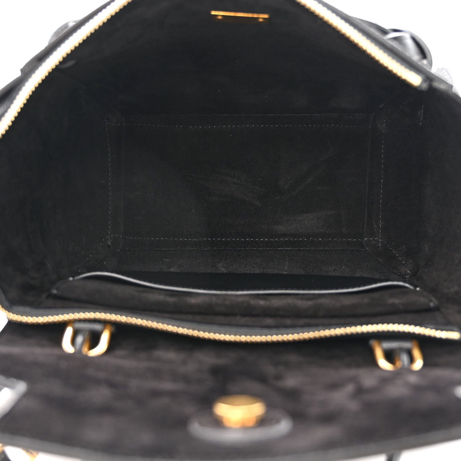 Celine Grained Calfskin Micro Belt Bag Black 5 of 10