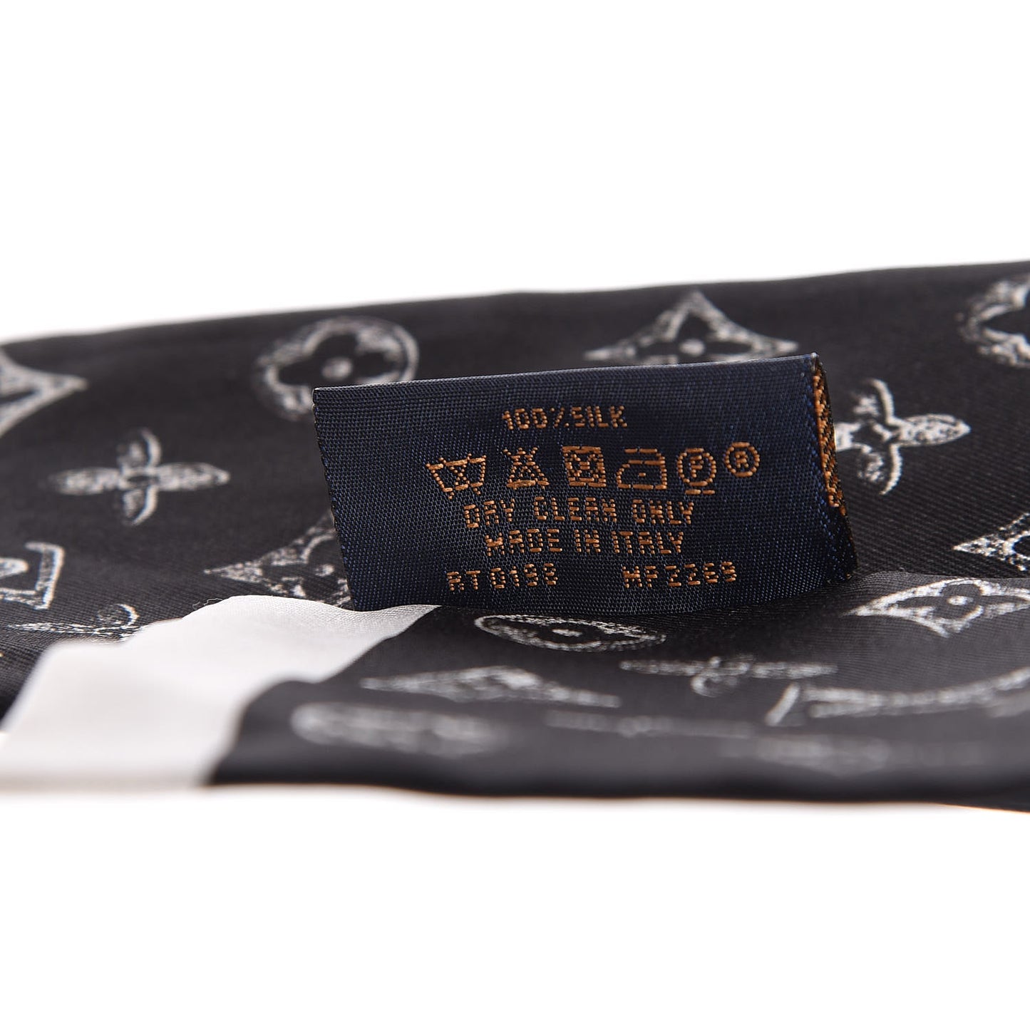 Silk Catogram Classic Bandeau Black