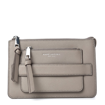 Marc Jacobs Saffiano Medium Madison Flap Crossbody Bag Cement 1 of 9