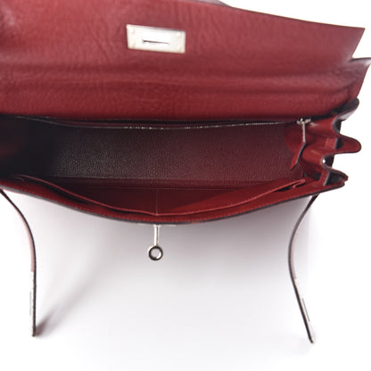 Hermes Chevre De Coromandel Kelly Retourne 32 Rouge H 13 of 42