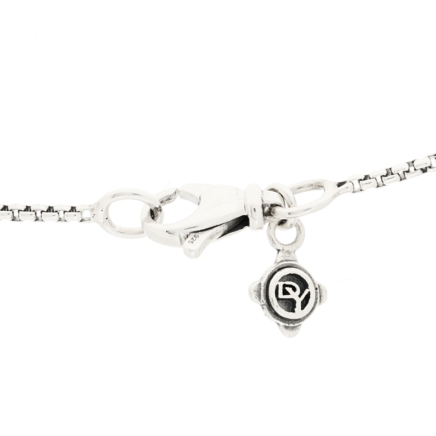David Yurman Sterling Silver 18K Yellow Gold Belmont Heart Pendant Necklace 5 of 5