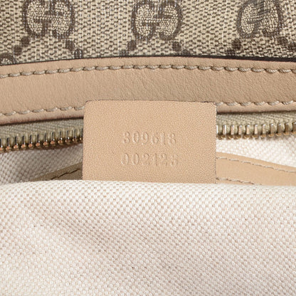Gucci GG Supreme Monogram Medium Nice Hobo Beige 7 of 9