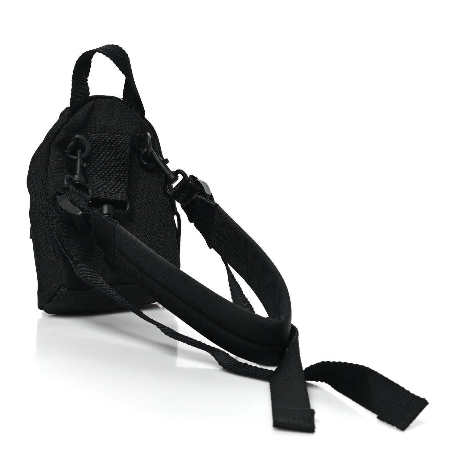 balenciaga mini crossbody backpack Balenciaga Recycled Casual Nylon Gamer Patches Mini Crossbody Backpack  Black 1801611 – FASHIONPHILE