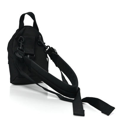 Balenciaga Recycled Casual Nylon Gamer Patches Mini Crossbody Backpack Black 3 of 9