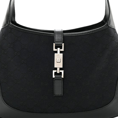 Gucci Monogram Jackie O Hobo Black 8 of 13