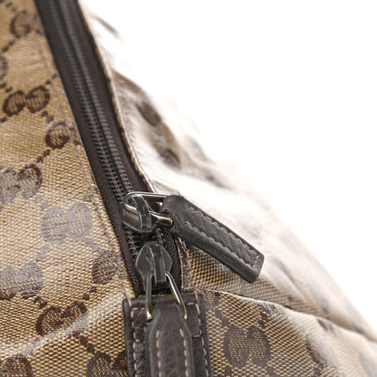 Gucci Crystal Monogram Backpack Dark Brown 15 of 19