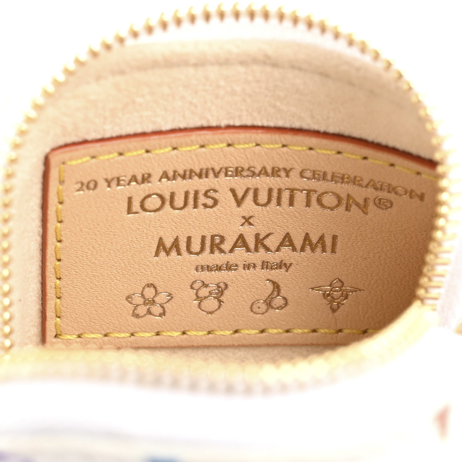 Louis Vuitton LV x TM Monogram Multicolor Micro Alma Bag Charm White 4 of 6
