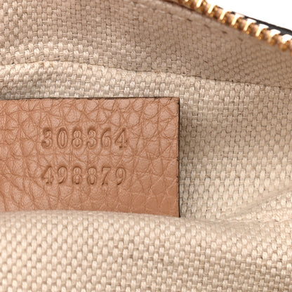 Gucci Pebbled Calfskin Small Soho Disco Bag Camelia 7 of 10