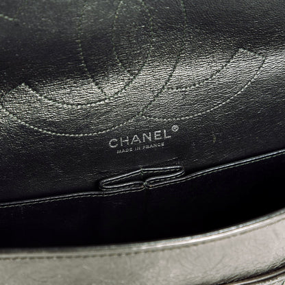 Chanel Metallic Aged Calfskin Quilted 2.55 Reissue 227 Flap Green 7 of 8