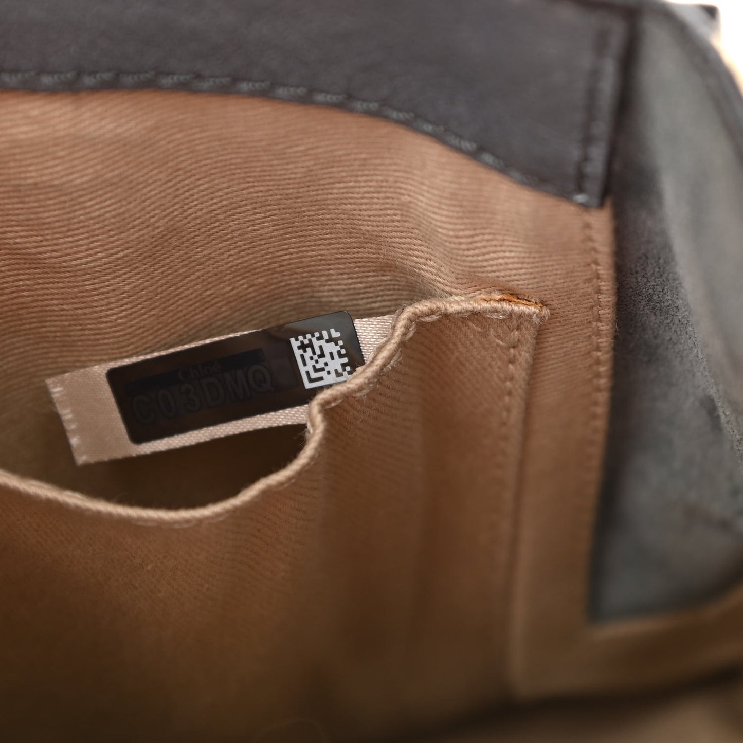 Suede Calfskin Small Faye Backpack Washed Blue