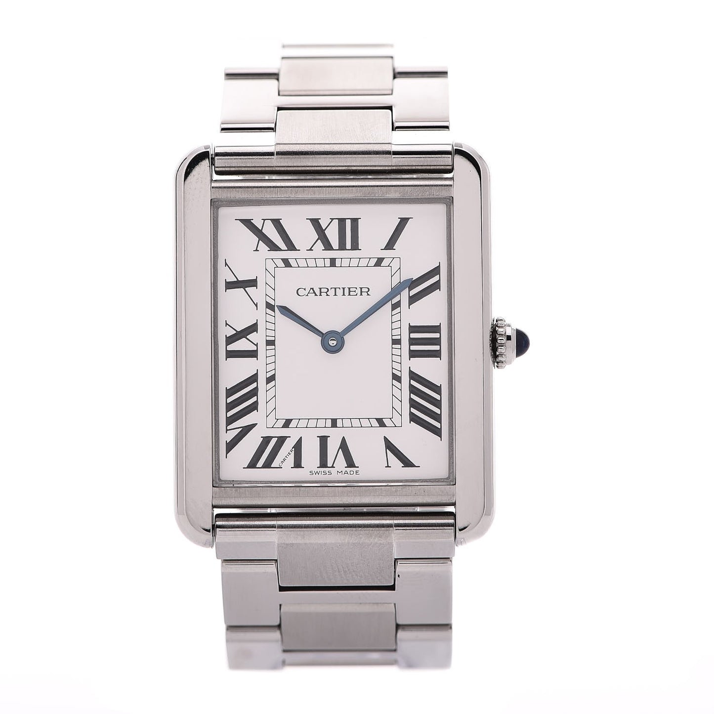 Stainless Steel 27mm Tank Solo Quartz Watch