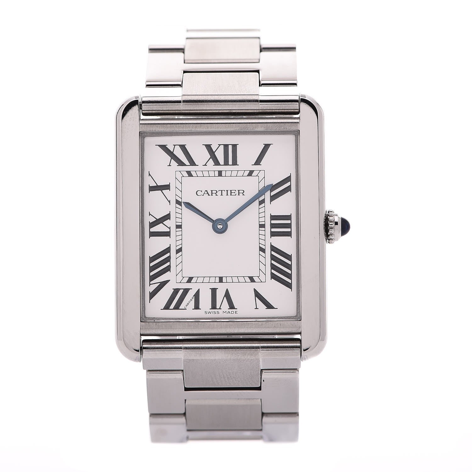 Cartier Stainless Steel 27mm Tank Solo Quartz Watch 1 of 10