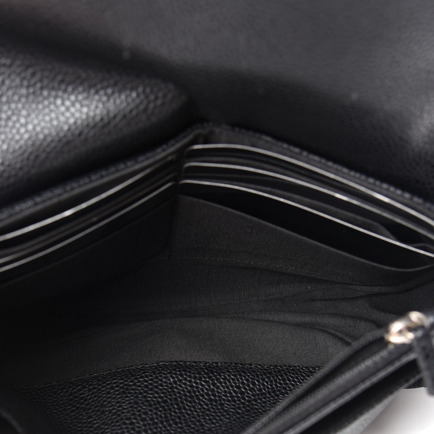 Caviar Half Moon Wallet On Chain WOC Black