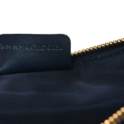 Christian Dior Monogram Mini Saddle Pochette Navy 7 of 14