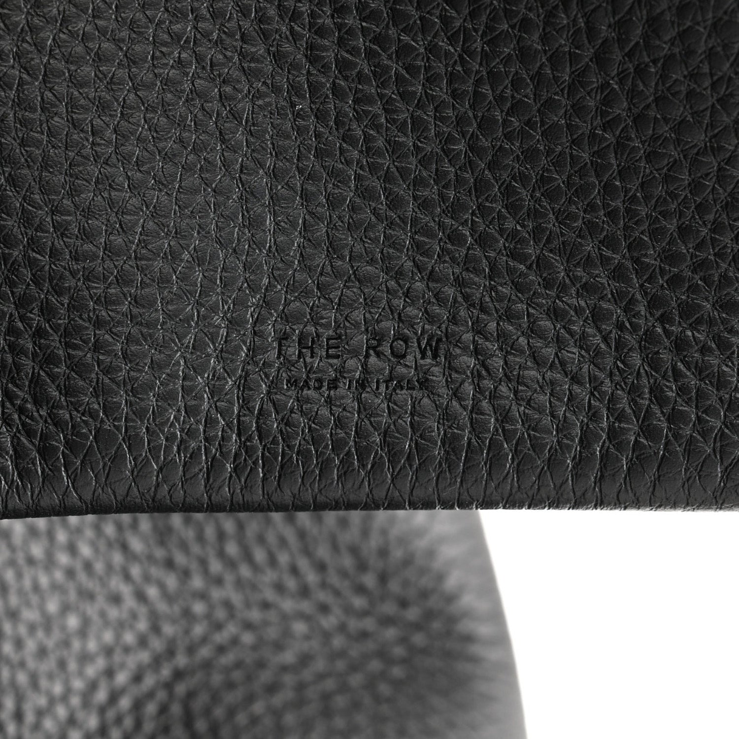 The Row Grained Calfskin Blake Hobo Black 7 of 10