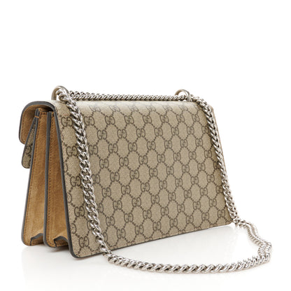 Gucci GG Supreme Monogram Small Dionysus Shoulder Bag Taupe 3 of 12