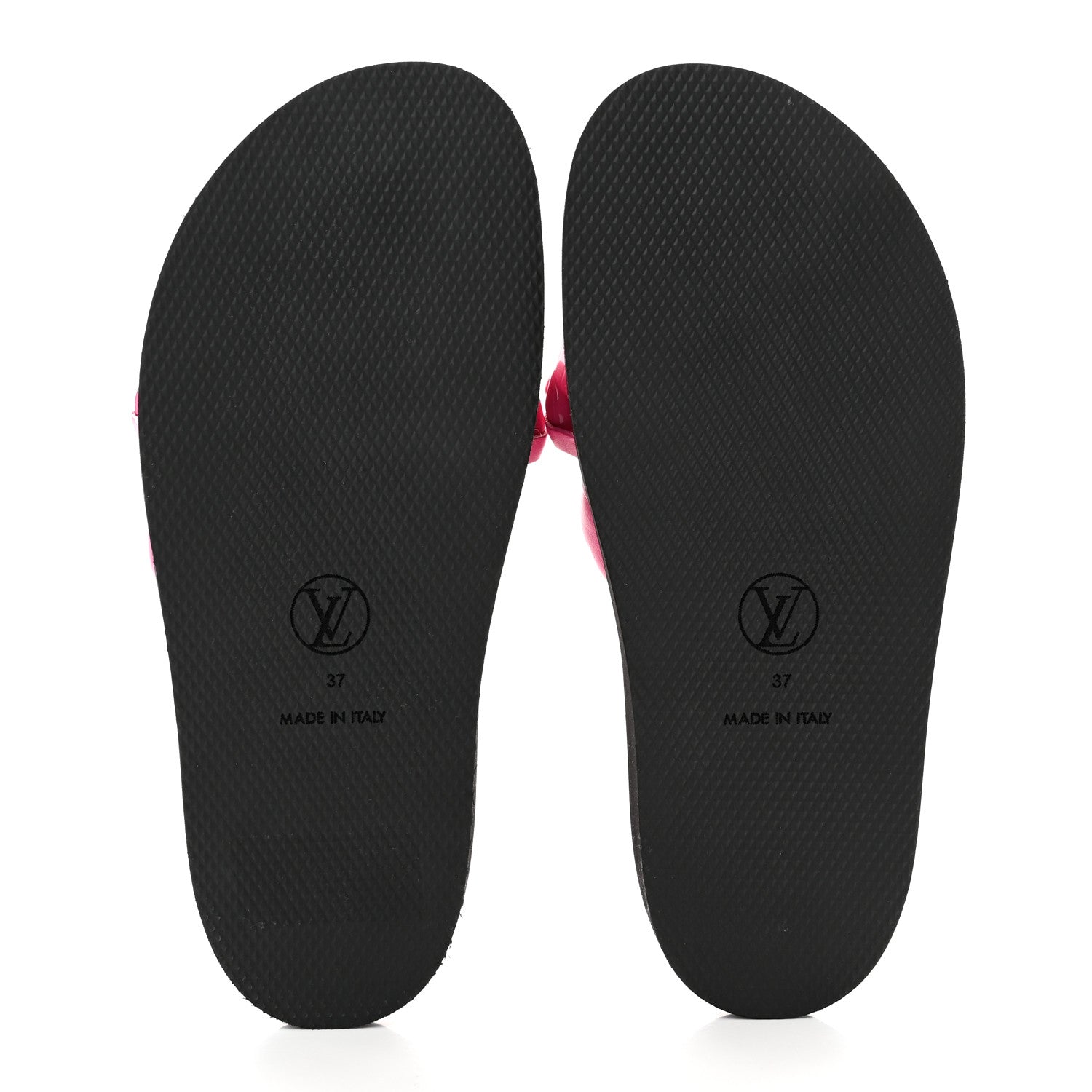 Louis Vuitton Calfskin Embossed Monogram Sunset Flat Comfort Mule 37 Pink 5 of 8
