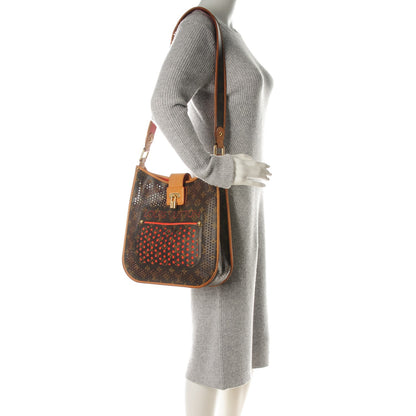Louis Vuitton Monogram Perforated Musette Orange 2 of 10