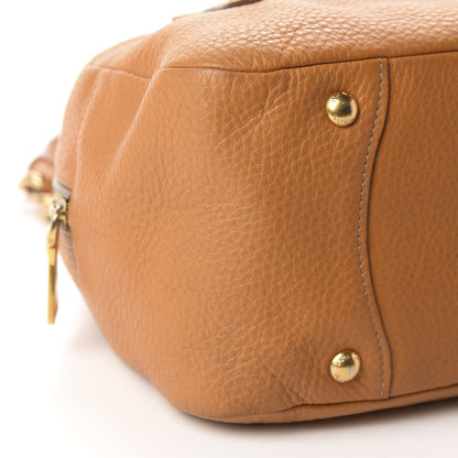 Prada Vitello Daino Shoulder Bag Cuoio 6 of 12