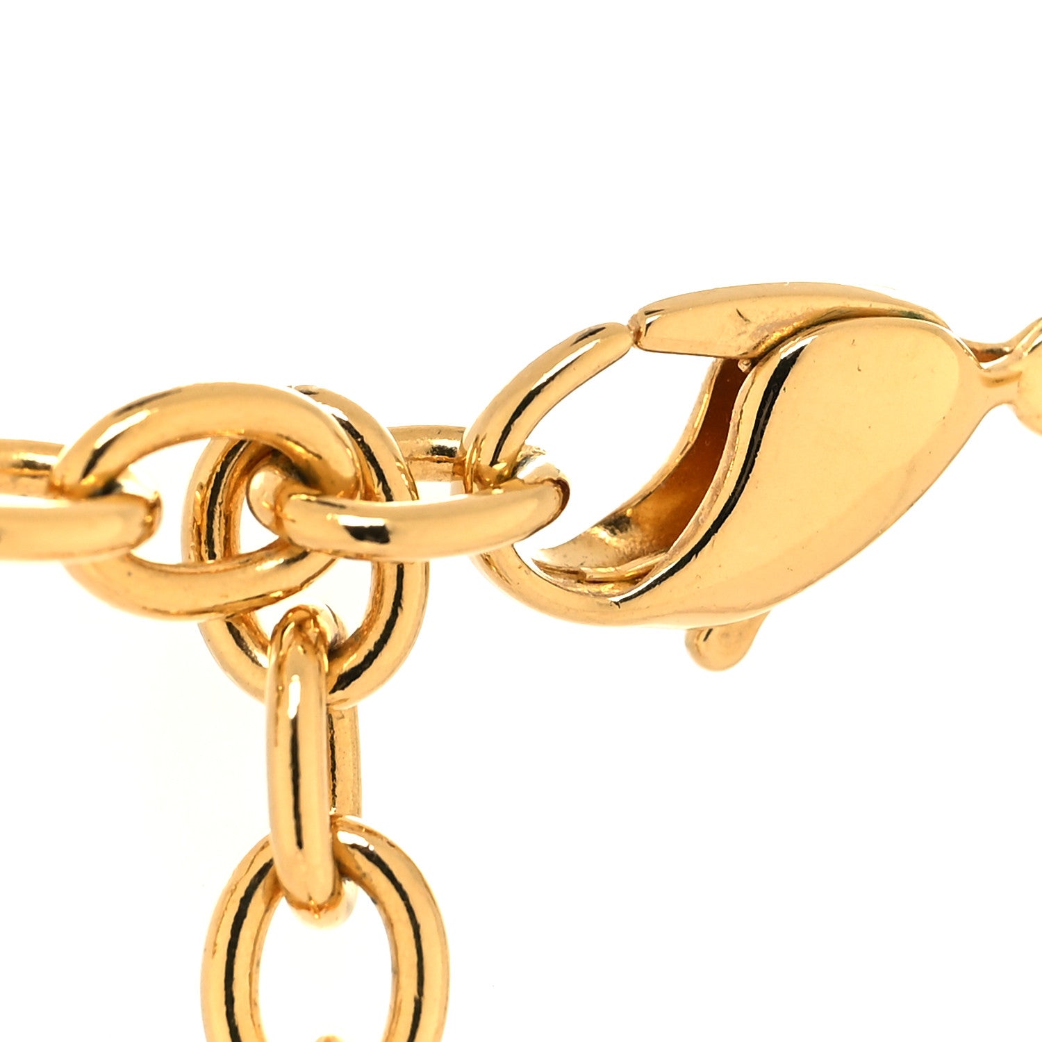 Christian Dior Metal CD Choker Necklace Gold 4 of 5