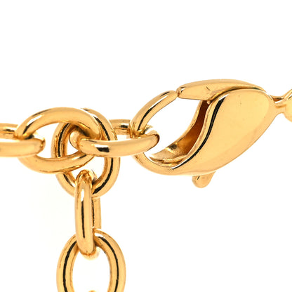 Christian Dior Metal CD Choker Necklace Gold 4 of 5