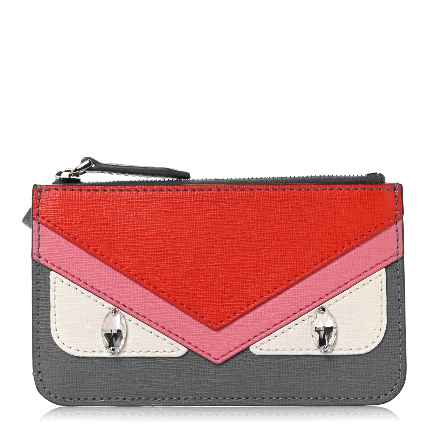 Vitello Elite Crystal Eye Monster Coin Pouch Key Case Multicolor
