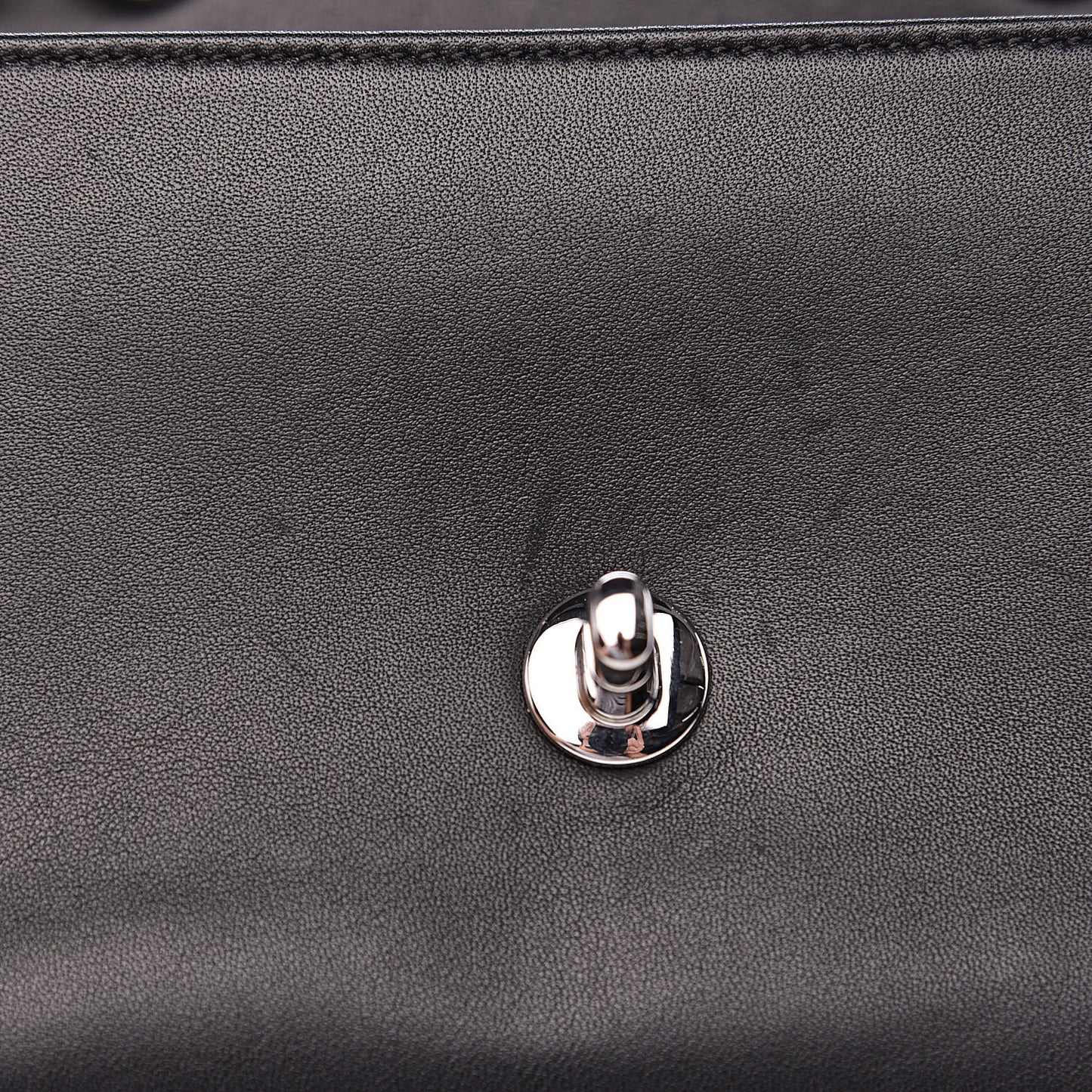 Calfskin Mini Tramezzo Flap Black
