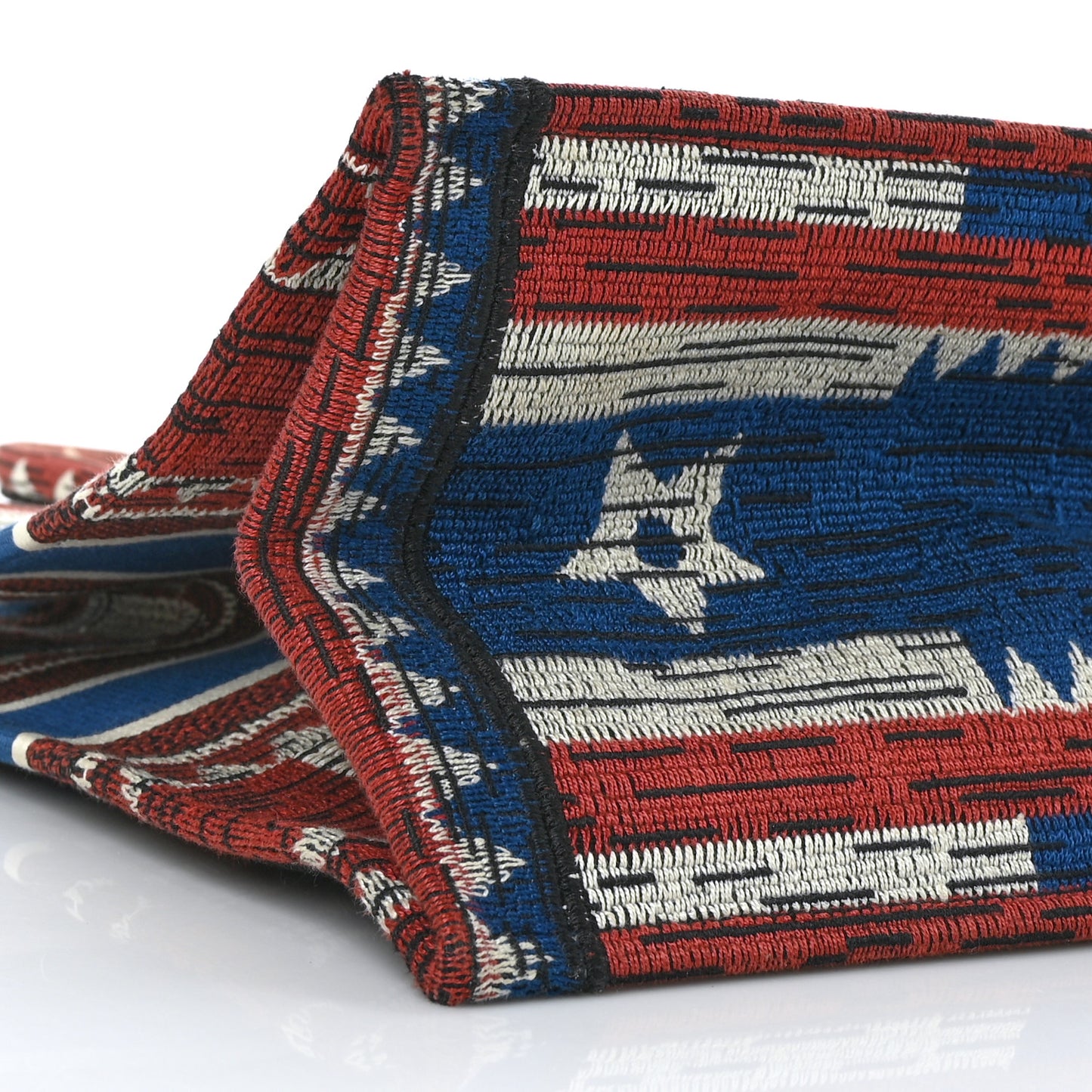 Canvas Embroidered Exclusive US Book Tote Multicolor