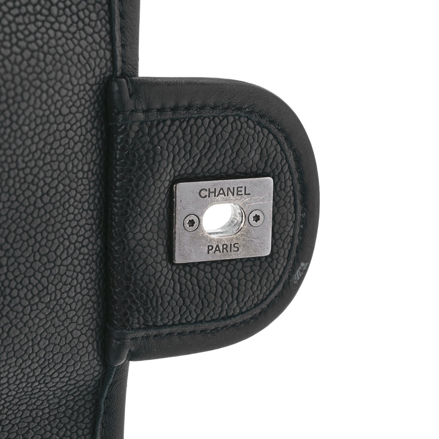 Chanel Caviar Quilted Medium French Riviera Flap Black 8 of 14