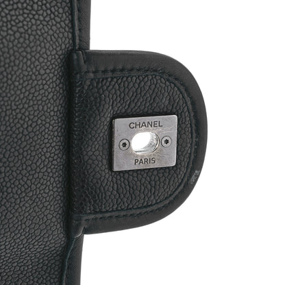 Chanel Caviar Quilted Medium French Riviera Flap Black 8 of 14