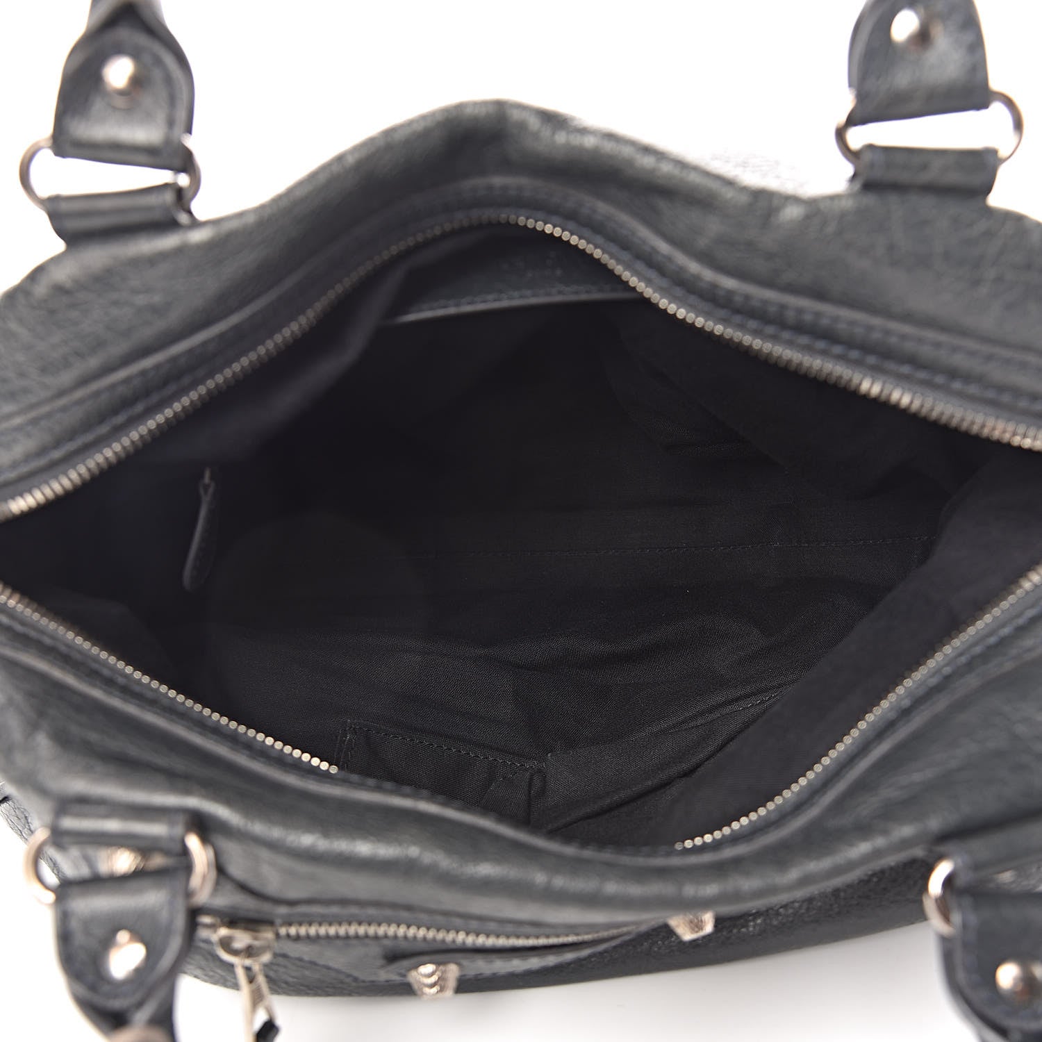 Balenciaga Agneau Giant 12 Silver Hardware Boston Anthracite 5 of 12