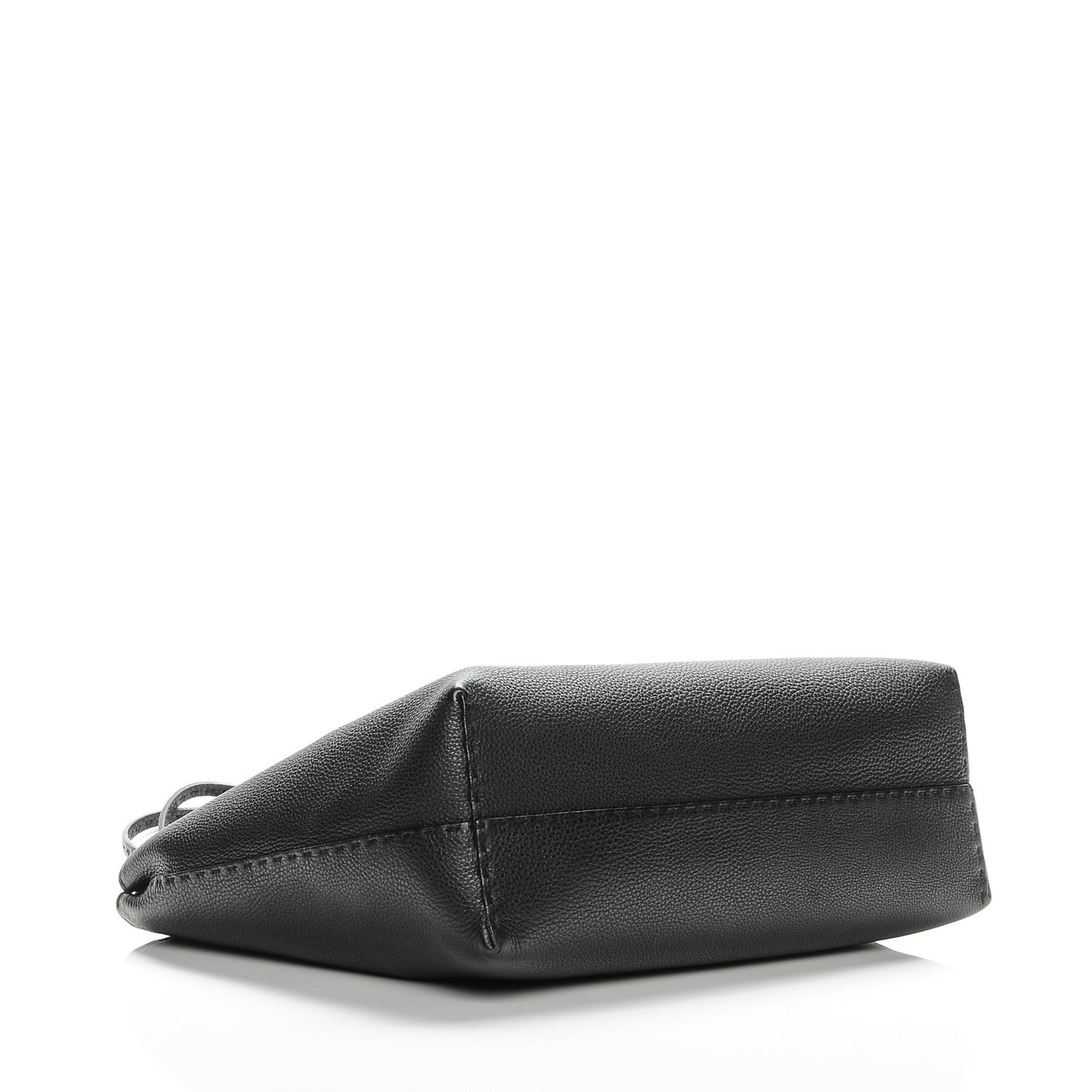 Cuoio Romano Selleria Bi-Color Large Carla Tote Black Mou