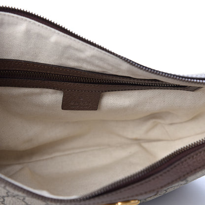 Gucci GG Supreme Monogram Web Small Ophidia Half Moon Hobo Brown 4 of 9