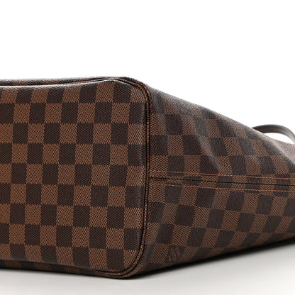 Louis Vuitton Damier Ebene Neo Neverfull MM Rose Ballerine 12 of 15
