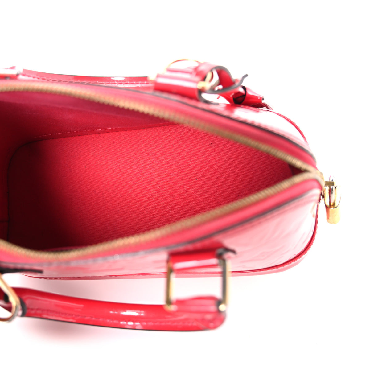 Louis Vuitton Vernis Alma BB Hot Pink 5 of 12