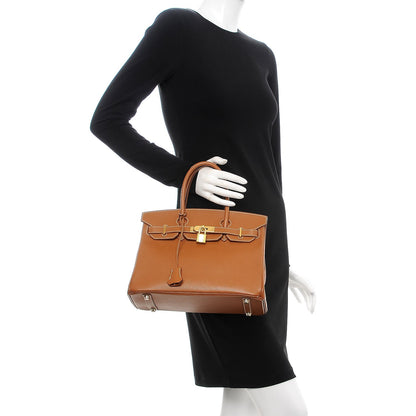 Hermes Epsom Birkin 30 Gold 2 of 7