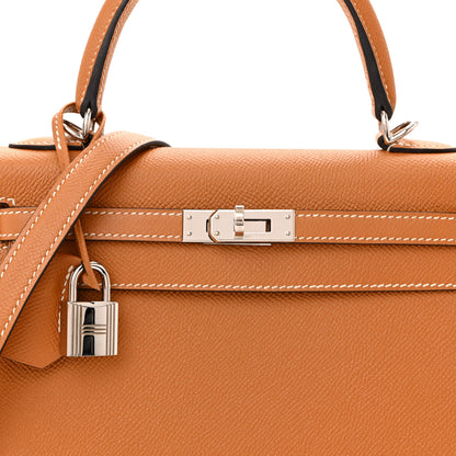 Hermes Epsom Kelly Sellier 25 Toffee 7 of 11