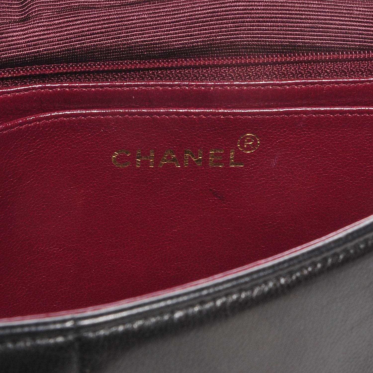 Chanel Lambskin Vertical Quilt Jumbo Flap Black 6 of 9
