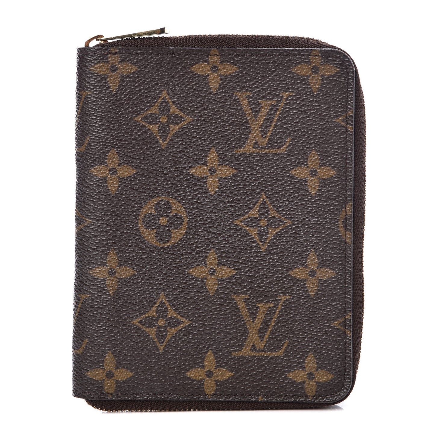 Monogram Zipped Passport Holder Wallet