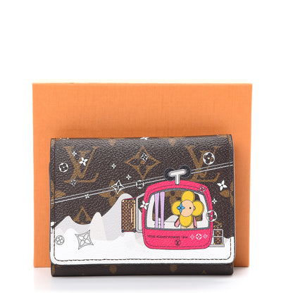 Louis Vuitton Monogram 2019 Christmas Animation Victorine Wallet Fuchsia 7 of 7