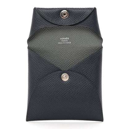 Hermes Epsom Verso Bastia Coin Purse Black 5 of 8
