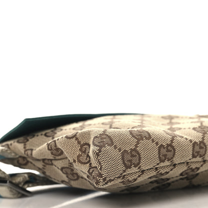 Gucci GG Monogram Web Double Pocket Belt Bag Turquoise 11 of 12